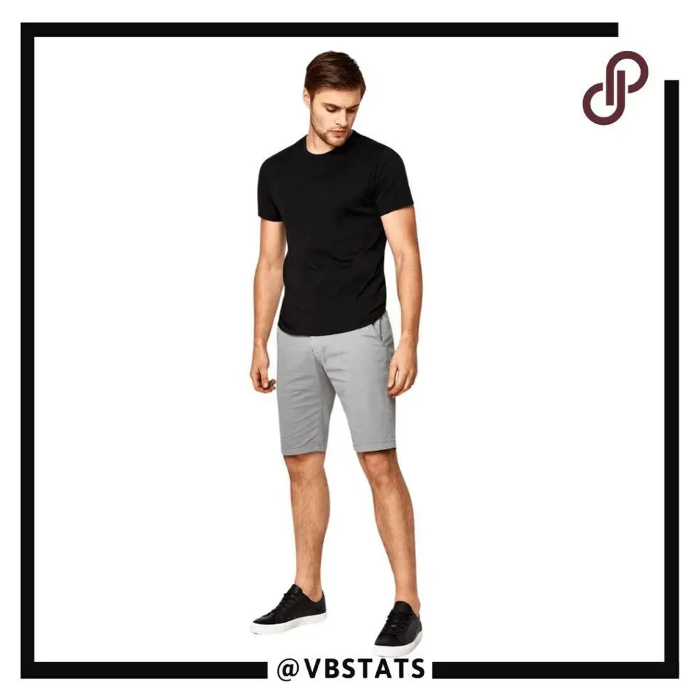 Mavi Jeans Men's Classic Straight Chino‎ Shorts Gray Size 34W